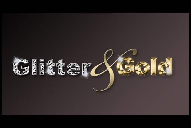 Glitter & Gold Photoshop Effects