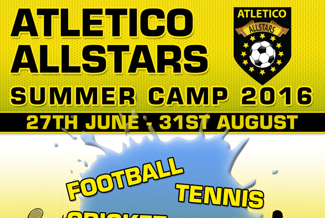 Atletico Allstars Summer Camp Poster